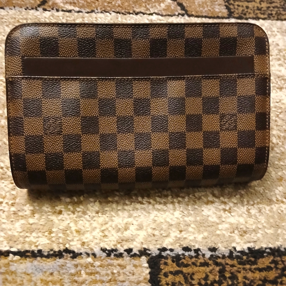 Lv Damier Ebene Pochette Saint Louis Clutch